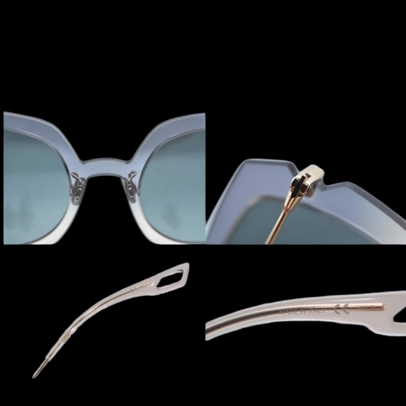 Christian Dior SoRealPop Square Shield Sunglasses Gray Mirror Lens + Case & Box main image 4